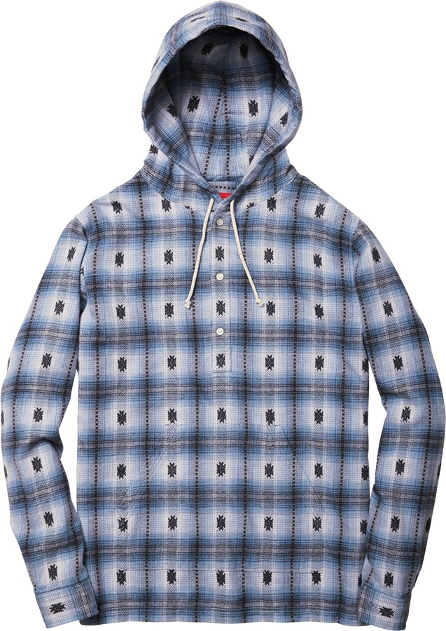 Shadow Plaid Hooded Shirt view 2